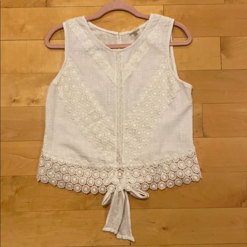 EUC Lacey crop top with back tie